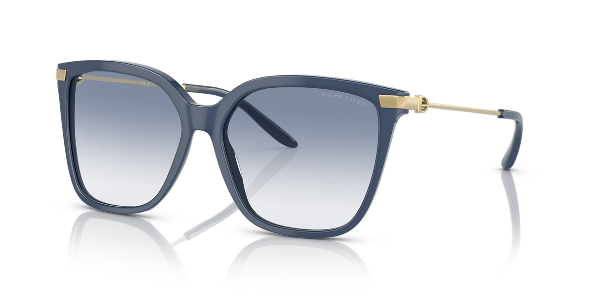 Shiny Navy Opaline Blue