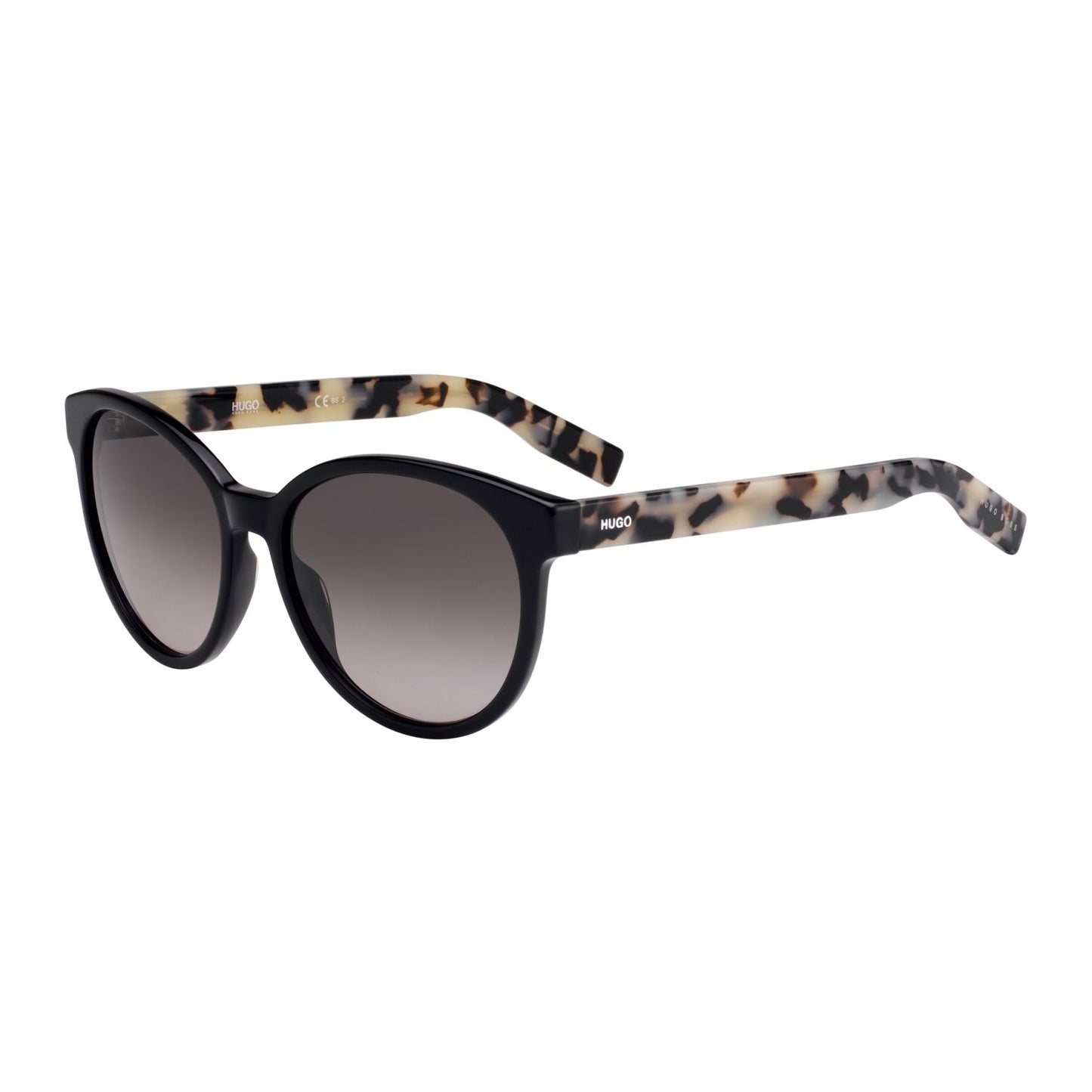 Hugo HG 0195/S Grey Black Women's Sunglasses