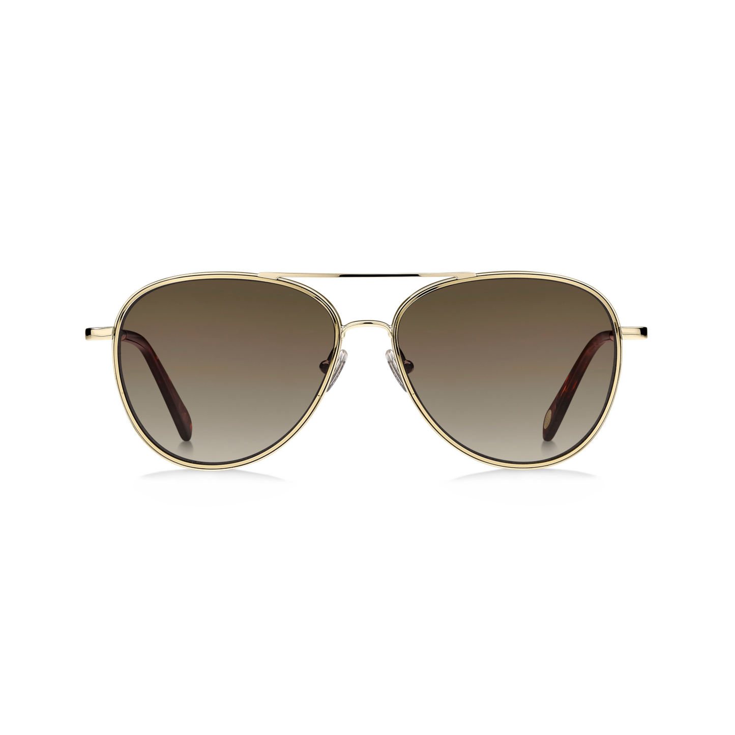Fossil FOS 2096/G/S Brown Yellow Women's Sunglasses