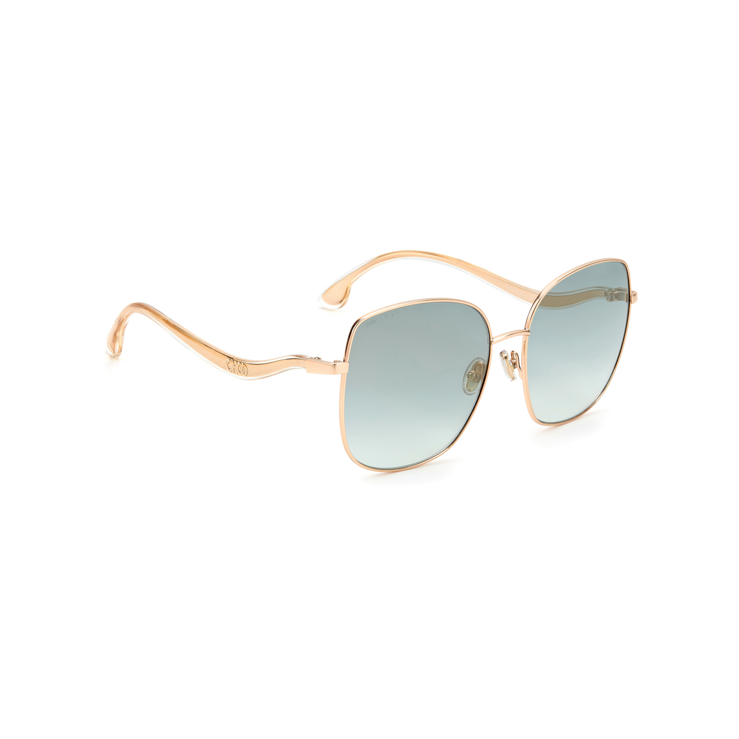 Jimmy Choo MAMIE/S Green Yellow Women's Sunglasses