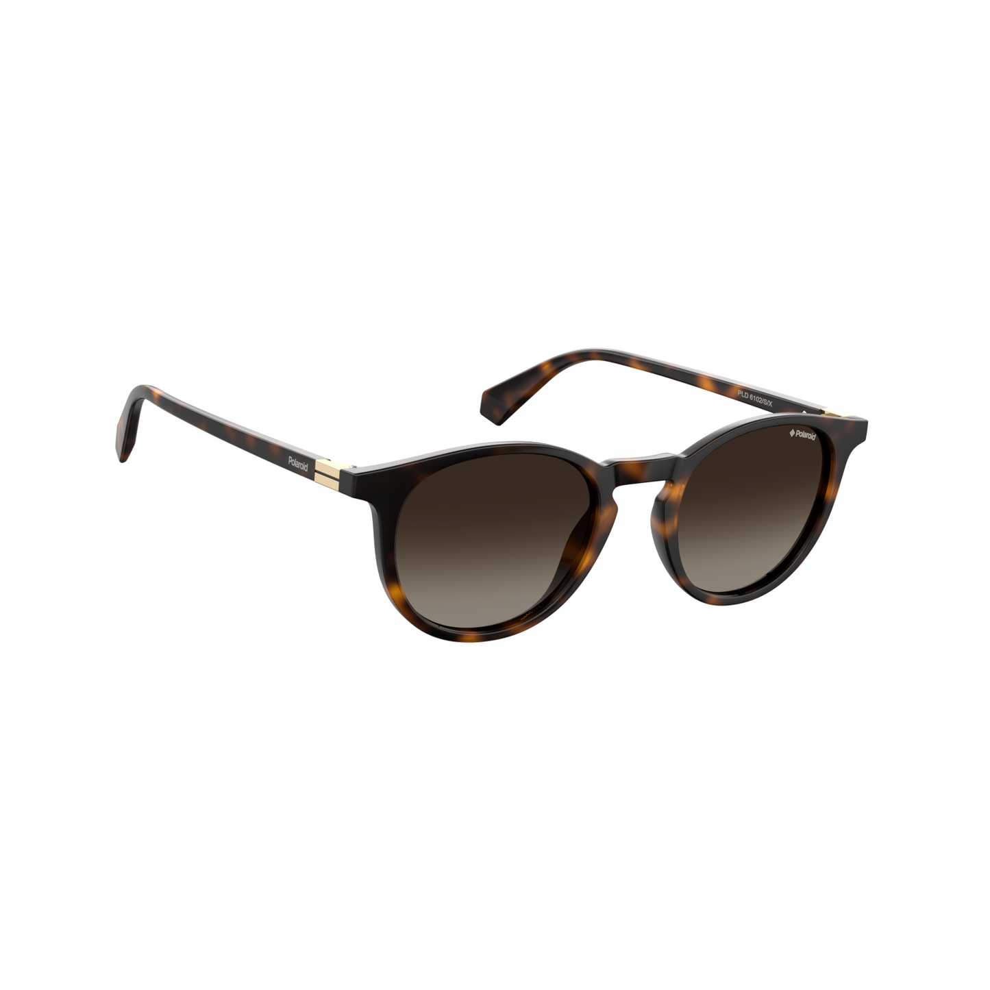 Polaroid PLD 6102/S/X Brown Havana Unisex Polarized Sunglasses
