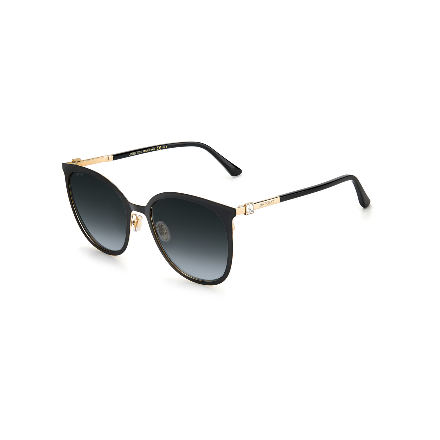 Jimmy Choo ORIA/G/SK Grey Black Women's Sunglasses