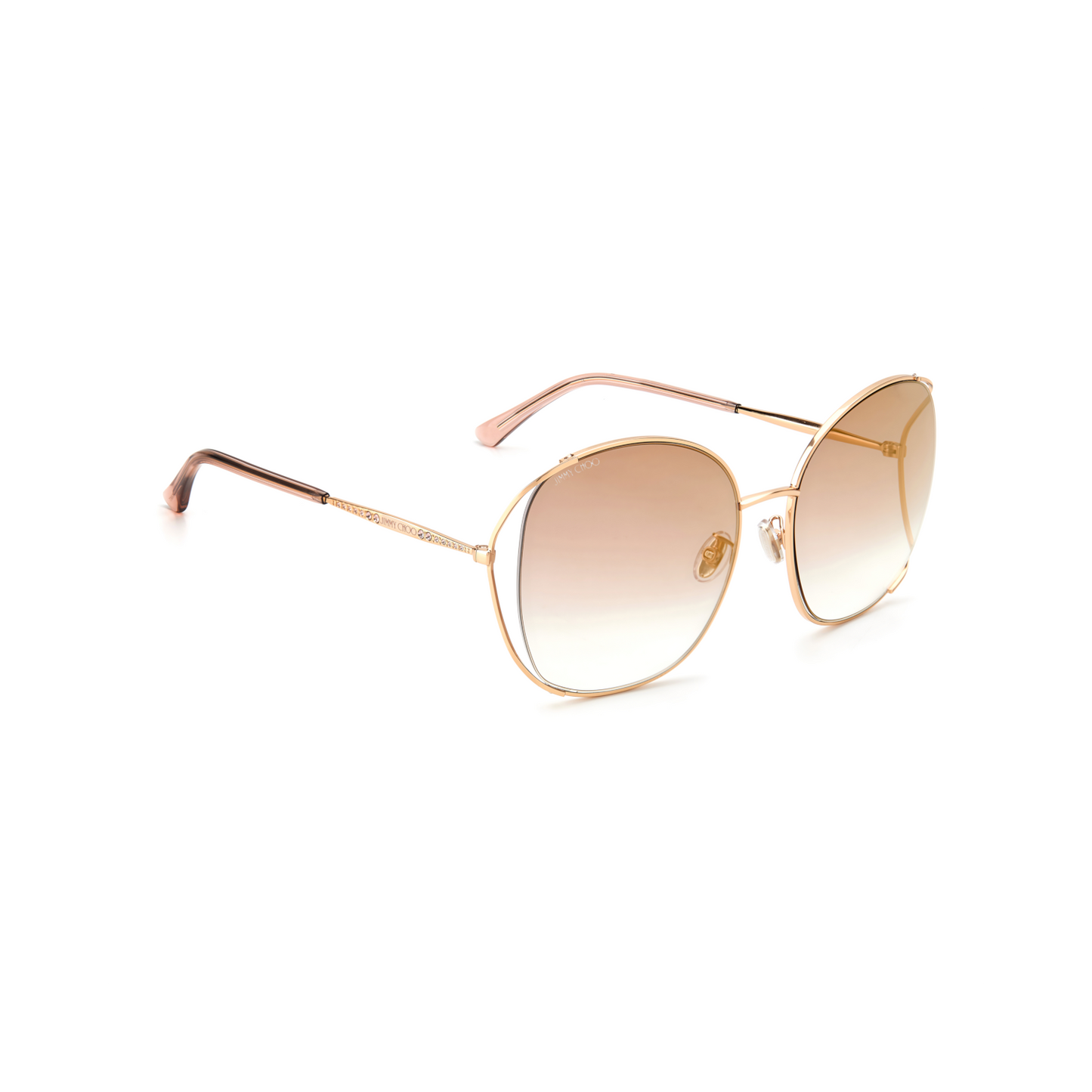 Jimmy Choo TINKA/G/SK Brown Yellow Women's Sunglasses
