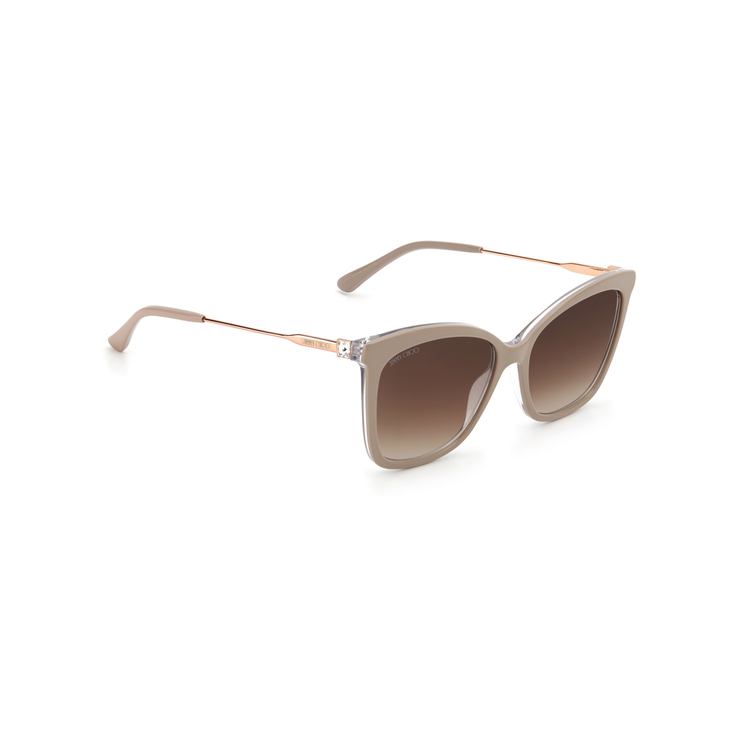 Jimmy Choo MACI/S Brown Crystal Women's Sunglasses