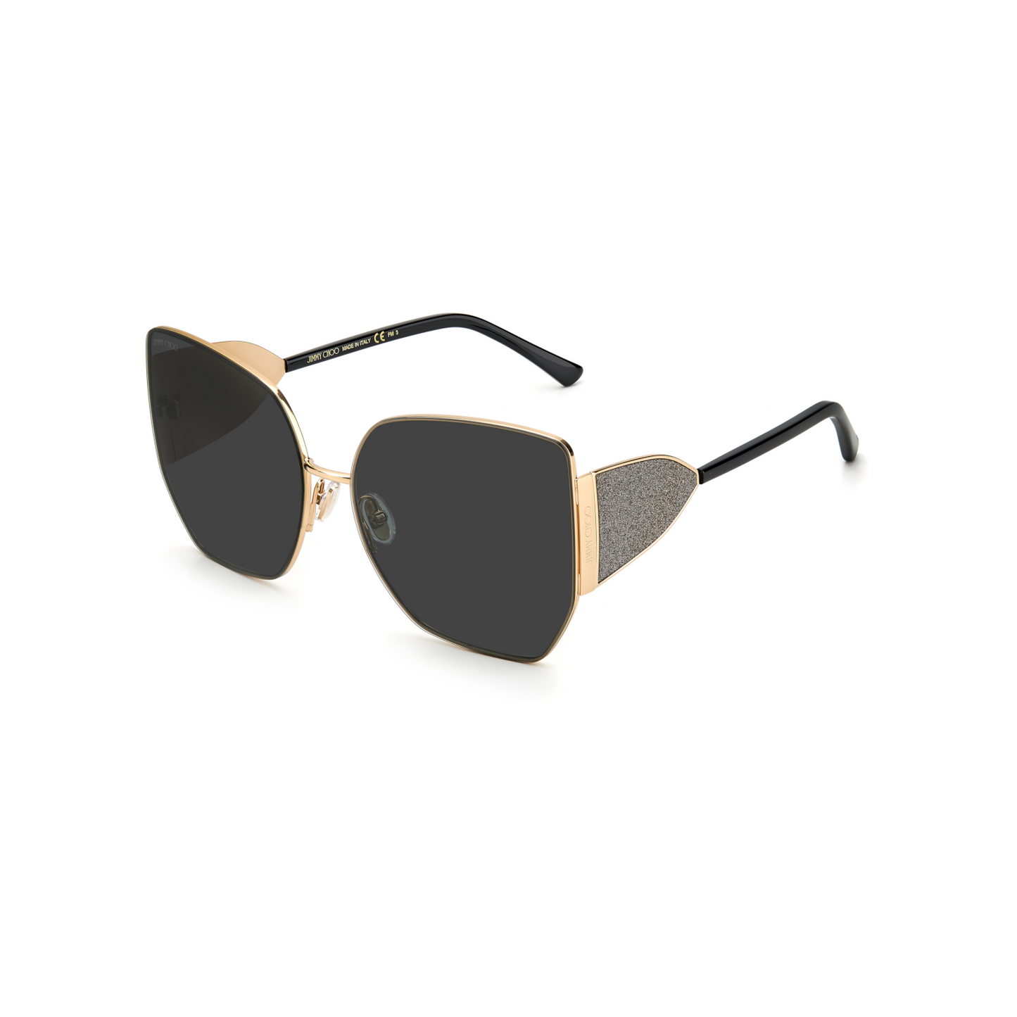 Jimmy Choo RIVER/S Grey Yellow Women's Sunglasses