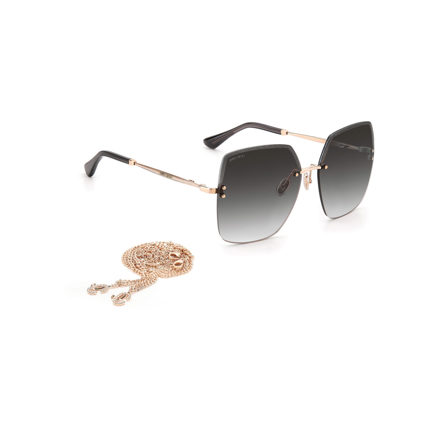 Jimmy Choo TAVI/N/S Grey Yellow Women's Sunglasses