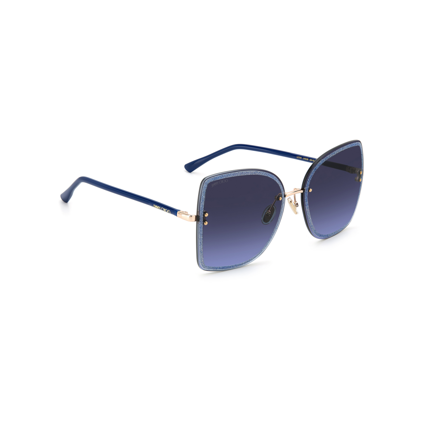 Jimmy Choo LETI/S Grey Yellow Women's Sunglasses