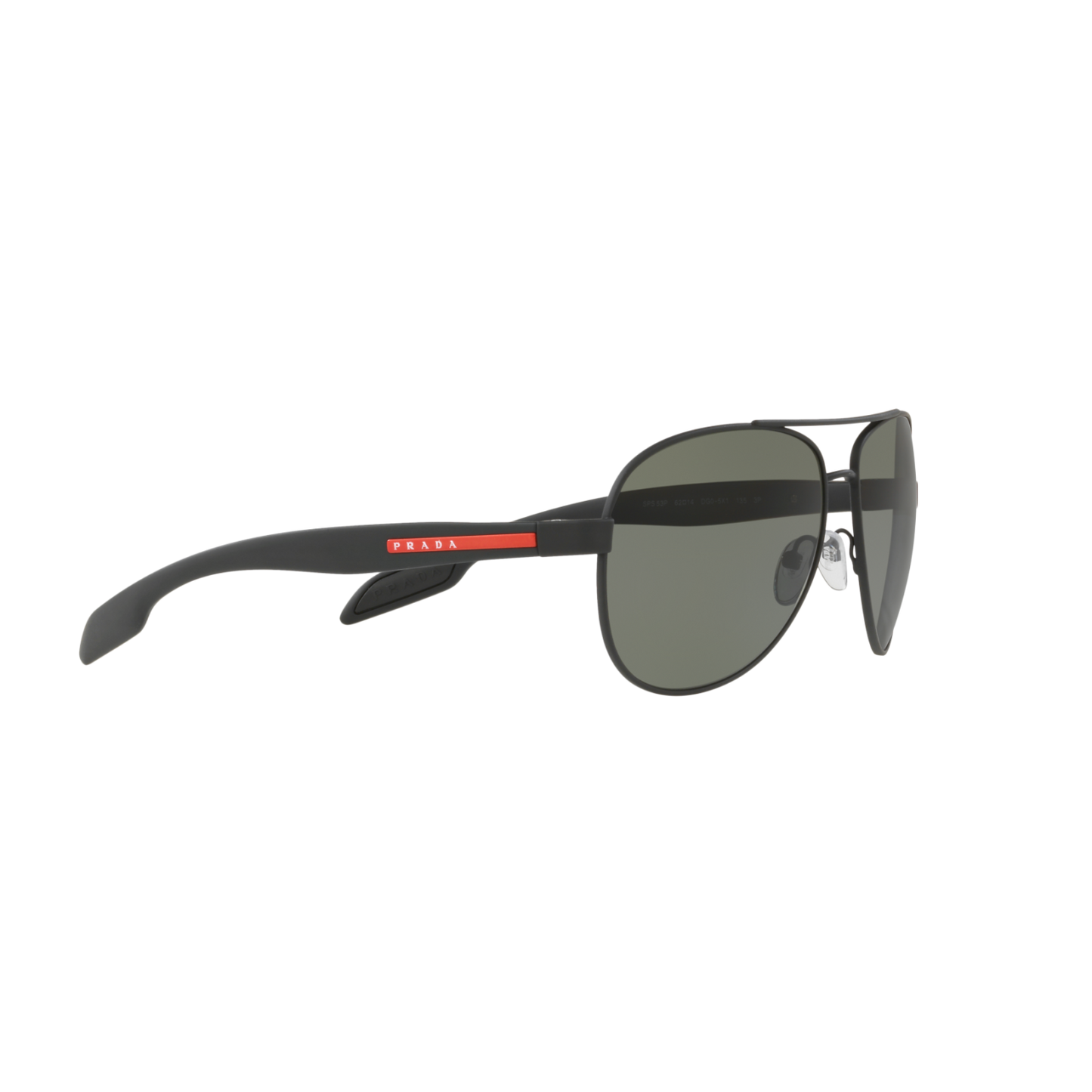 Prada Linea Rossa PS 53PS PS 53PS Black Men's Polarized Sunglasses