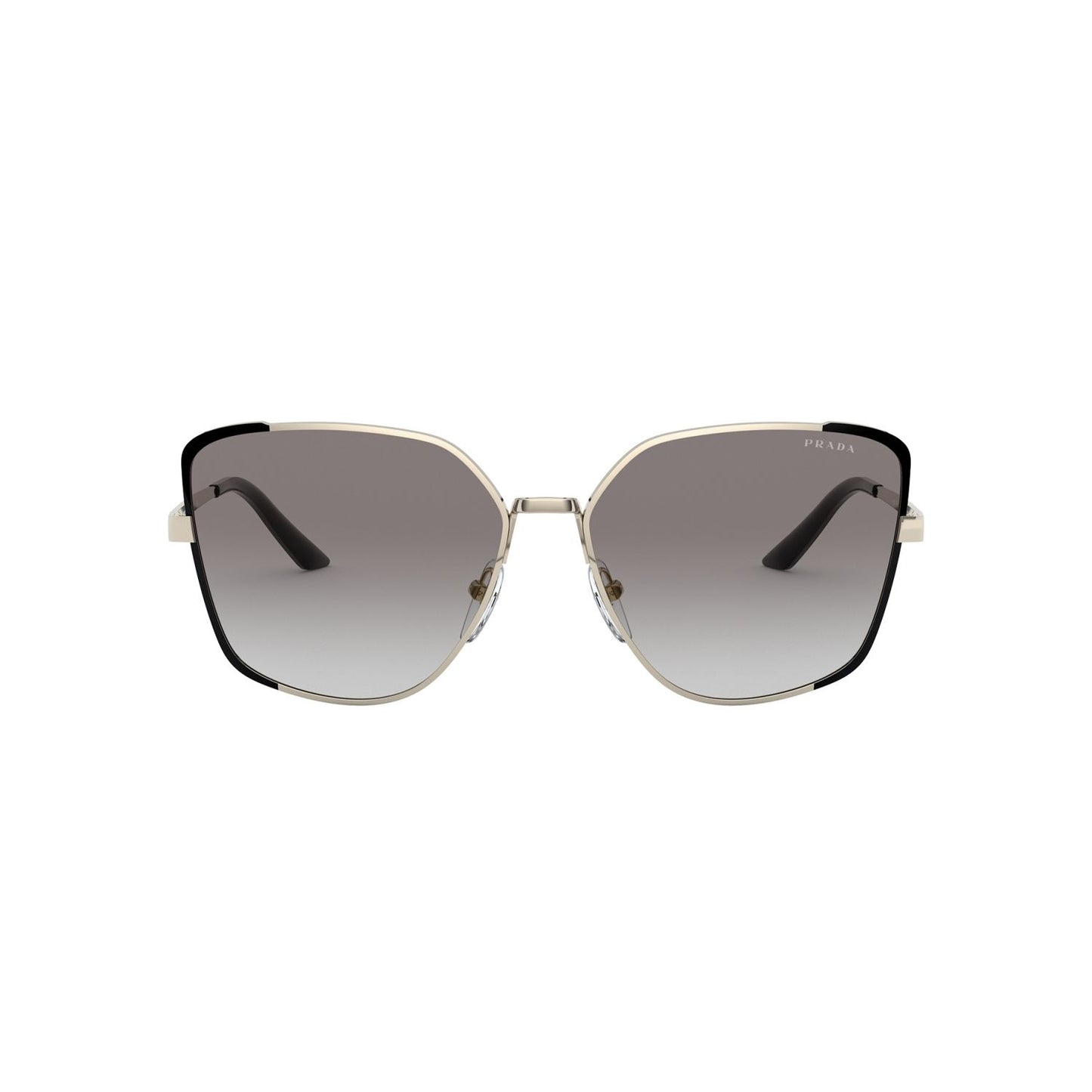 Prada PR 60XS PR 60XS Black Gold Women's Sunglasses