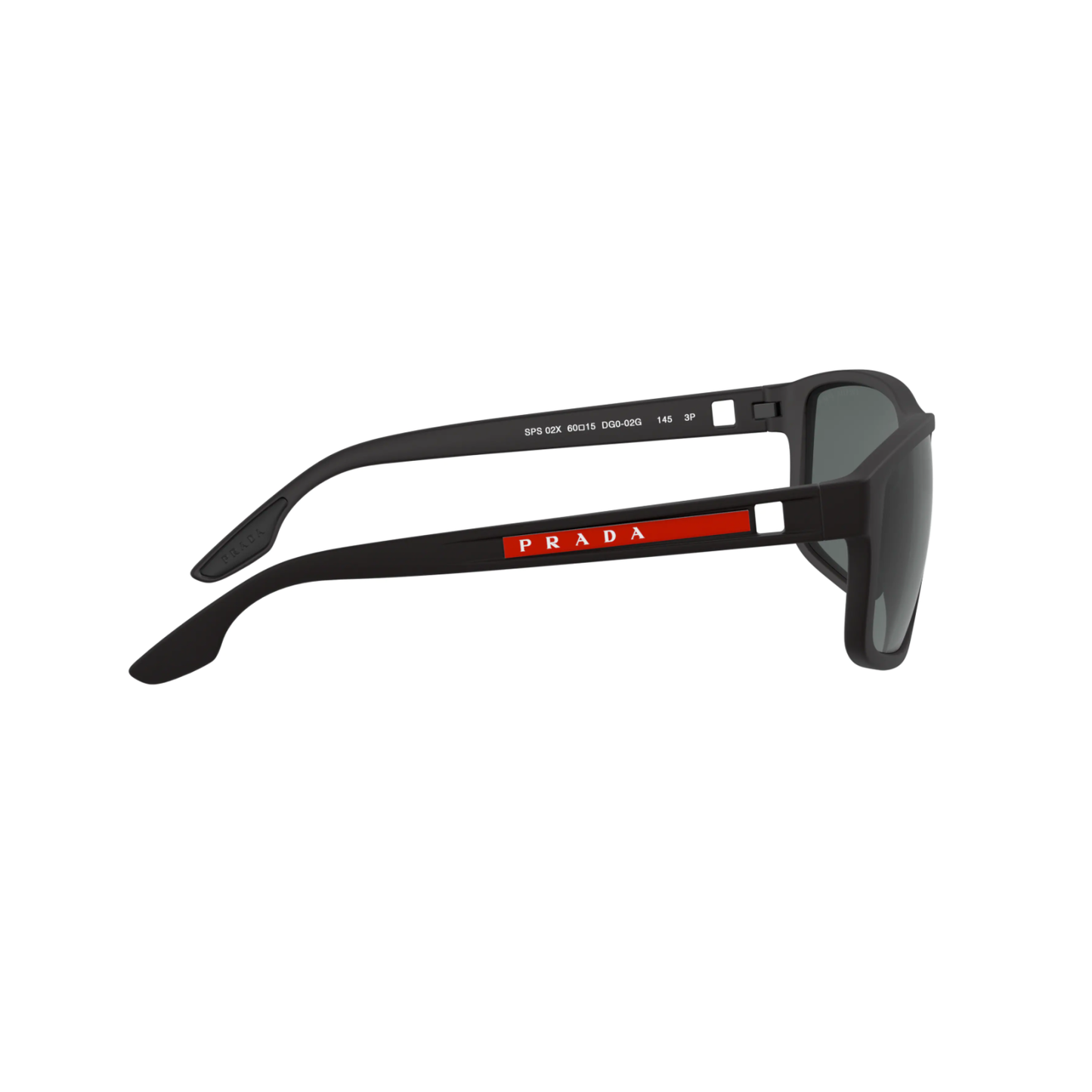 Prada Linea Rossa PS 02XS PS 02XS Black Men's Polarized Sunglasses