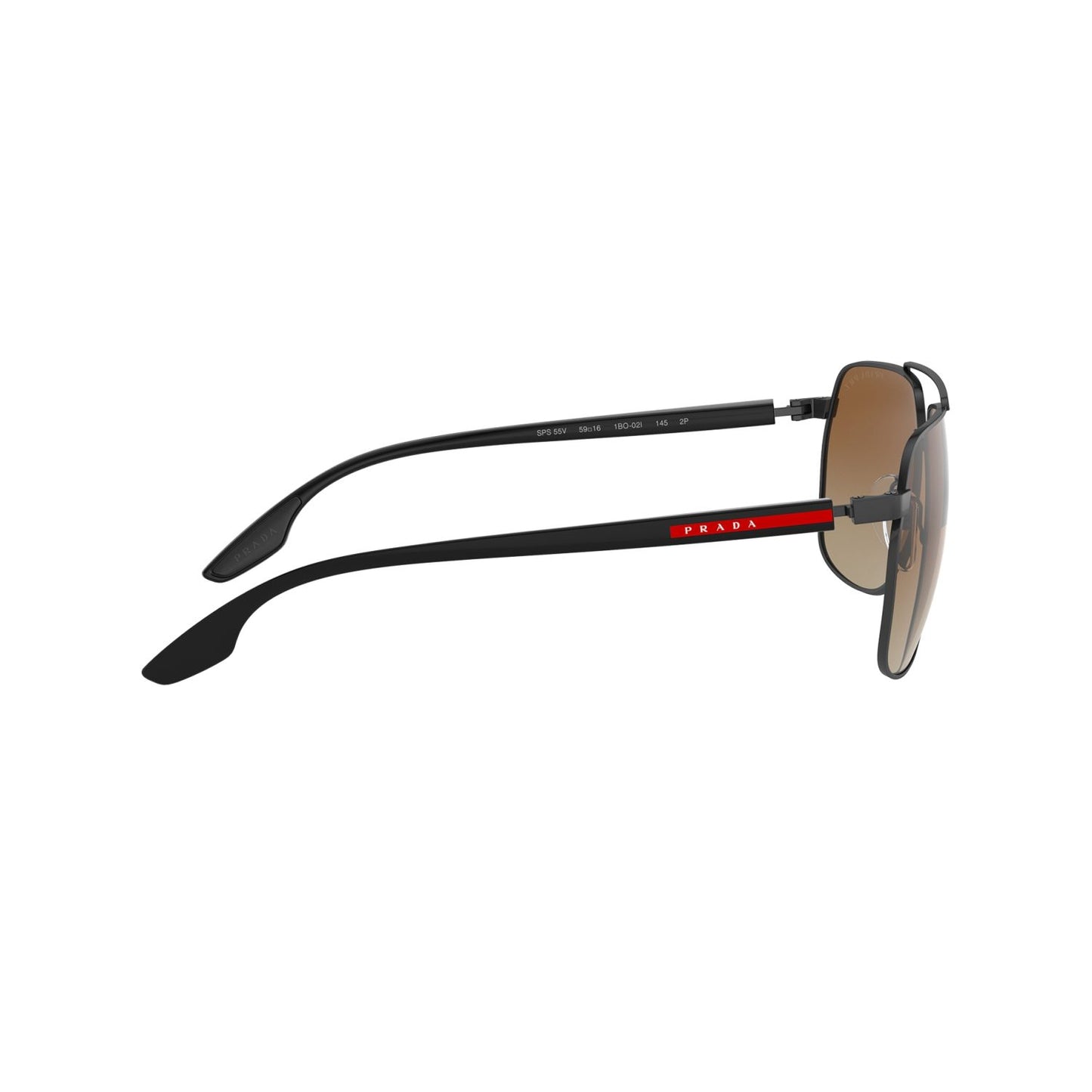 Prada Linea Rossa PS 55VS PS 55VS Black Men's Polarized Sunglasses