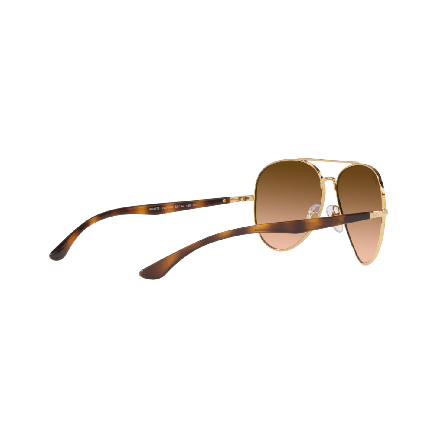 Ray Ban RB3675 RB3675 Gold Unisex Sunglasses