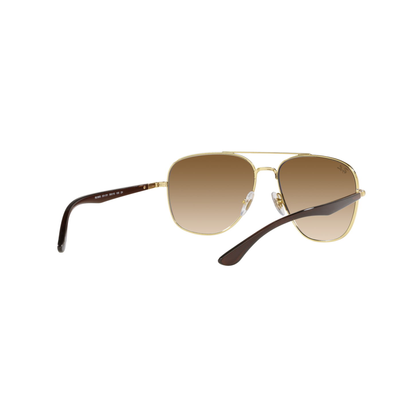 Ray Ban RB3683 RB3683 Brown Unisex Sunglasses