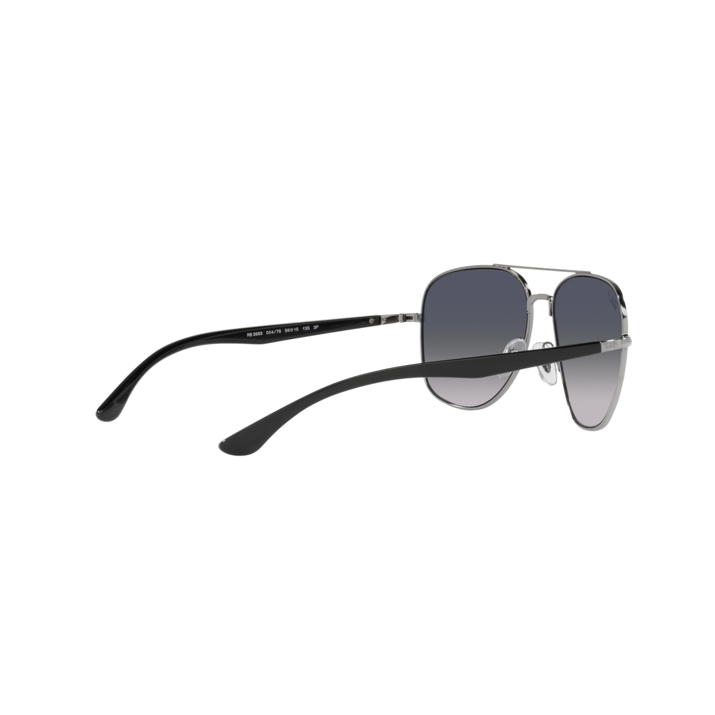Ray Ban RB3683 RB3683 Black Unisex Polarized Sunglasses