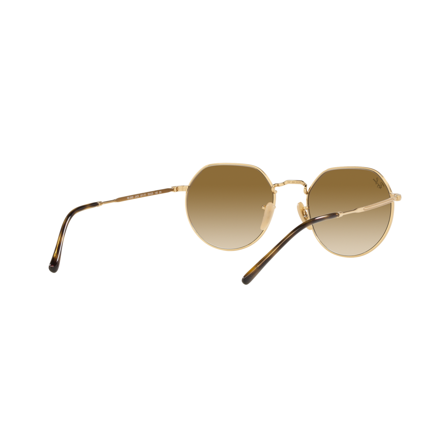 Ray Ban JACK RB3565 Gold Unisex Sunglasses