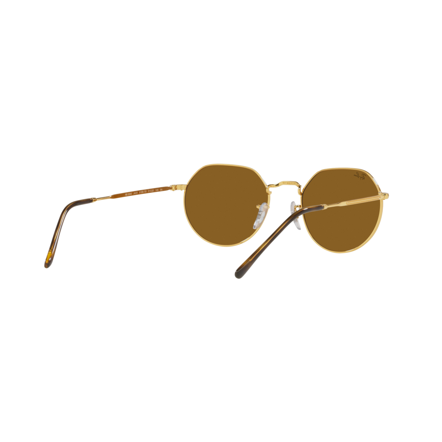 Ray Ban JACK RB3565 Gold Unisex Sunglasses