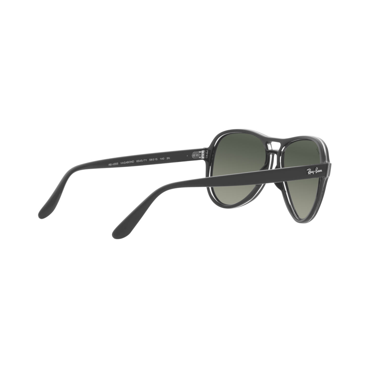 Ray Ban VAGABOND RB4355 Black Unisex Sunglasses