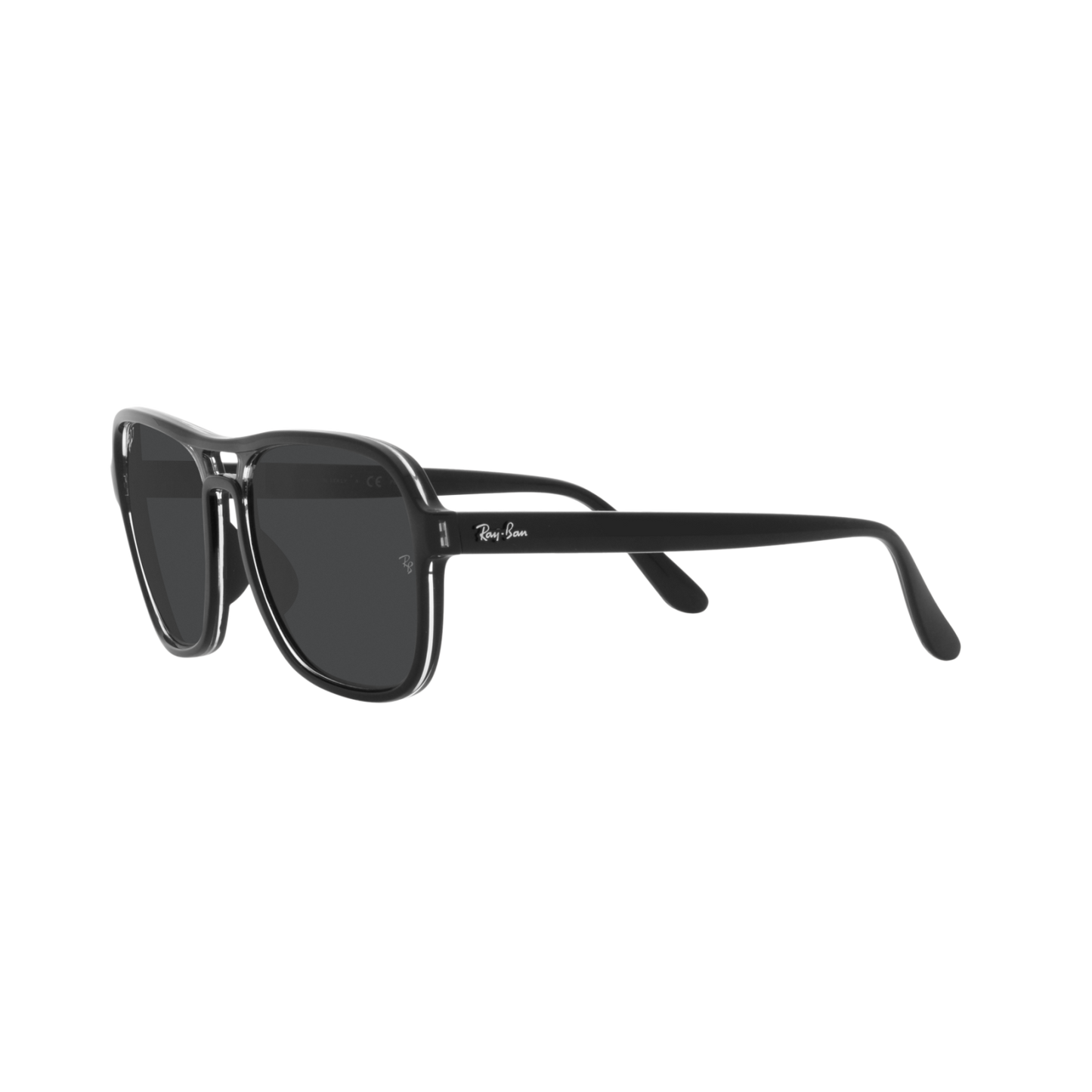 Ray Ban STATE SIDE RB4356 Black Unisex Polarized Sunglasses