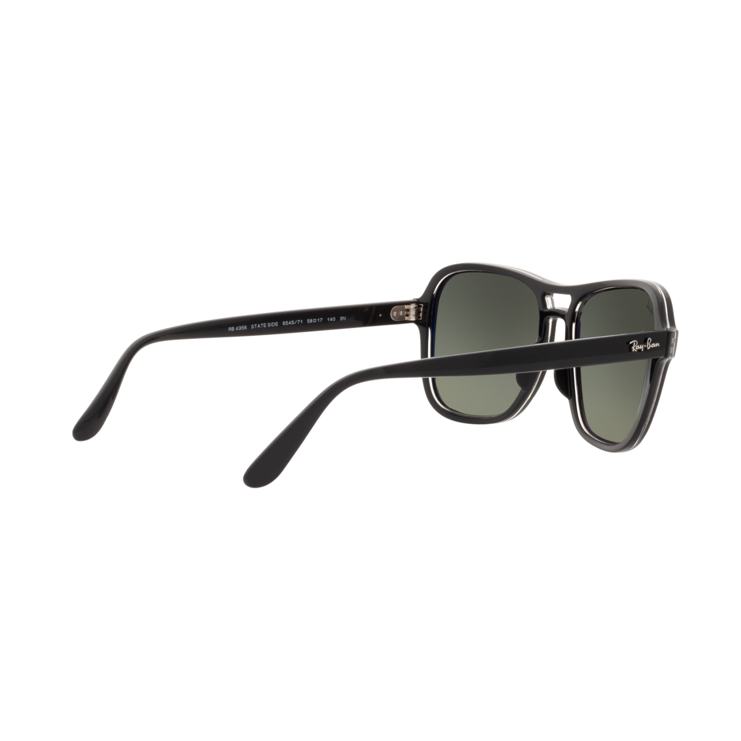 Ray Ban STATE SIDE RB4356 Black Unisex Sunglasses