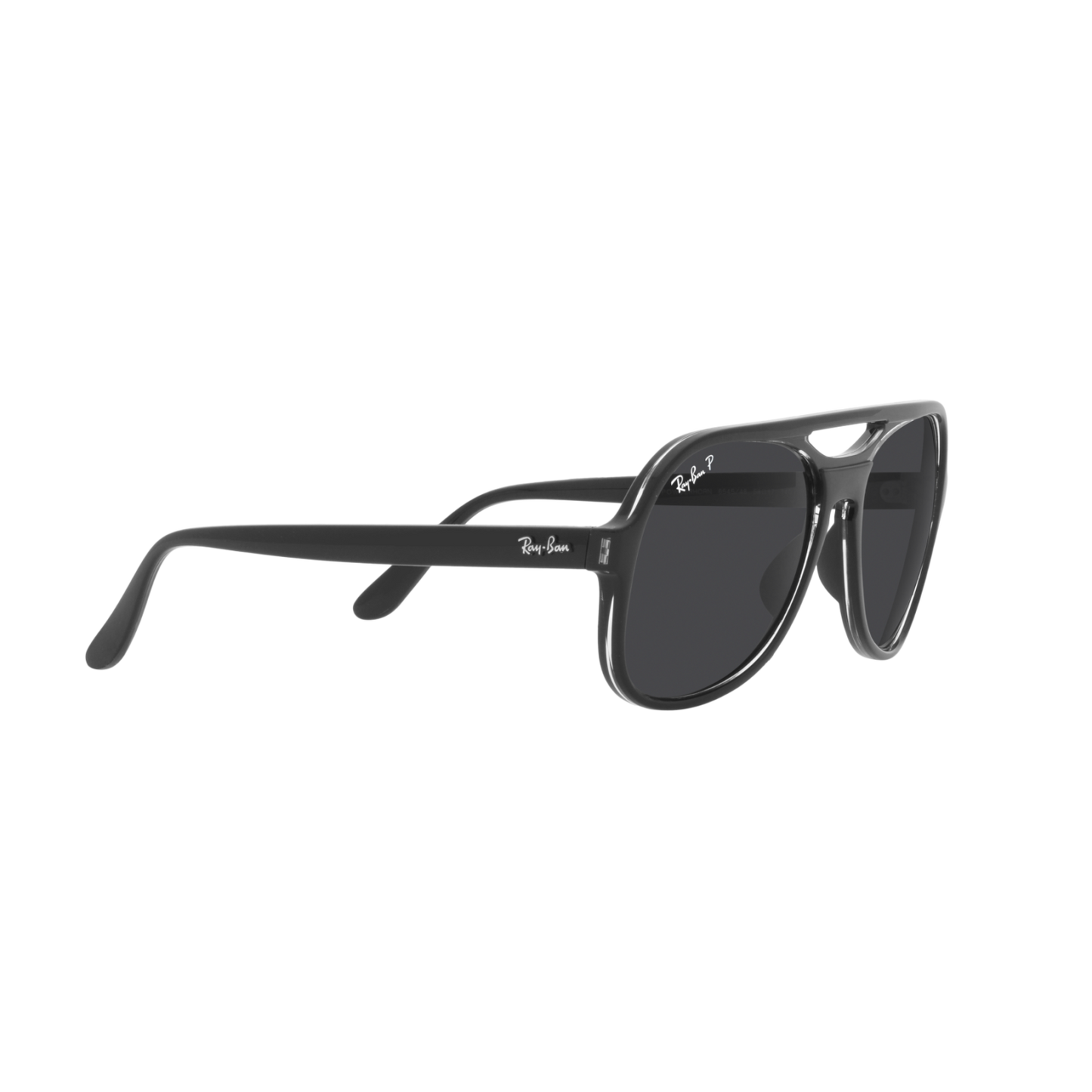Ray Ban POWDERHORN RB4357 Black Unisex Polarized Sunglasses