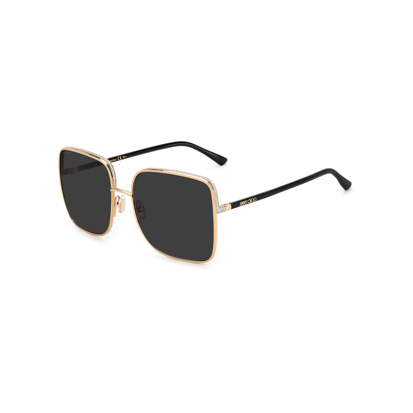 Jimmy Choo ALIANA/S Grey Yellow Women's Sunglasses