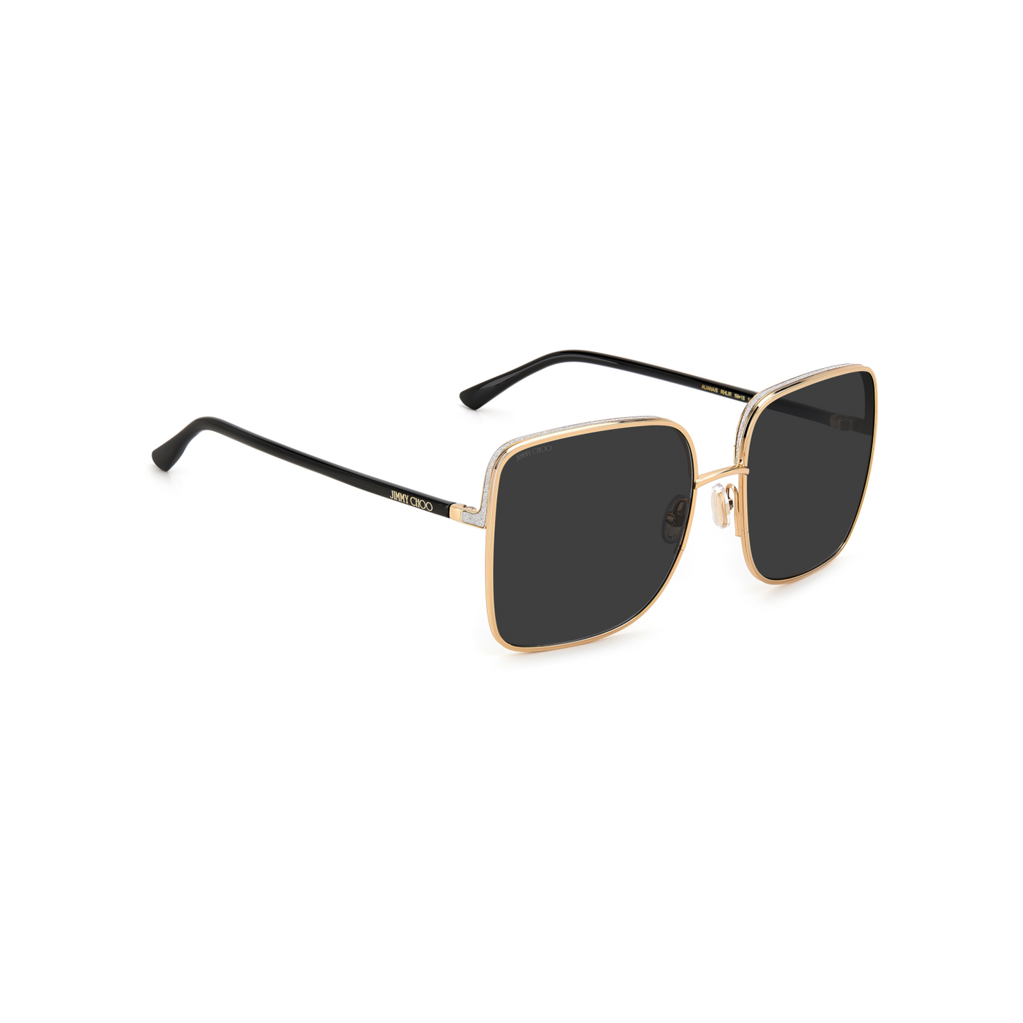 Jimmy Choo ALIANA/S Grey Yellow Women's Sunglasses