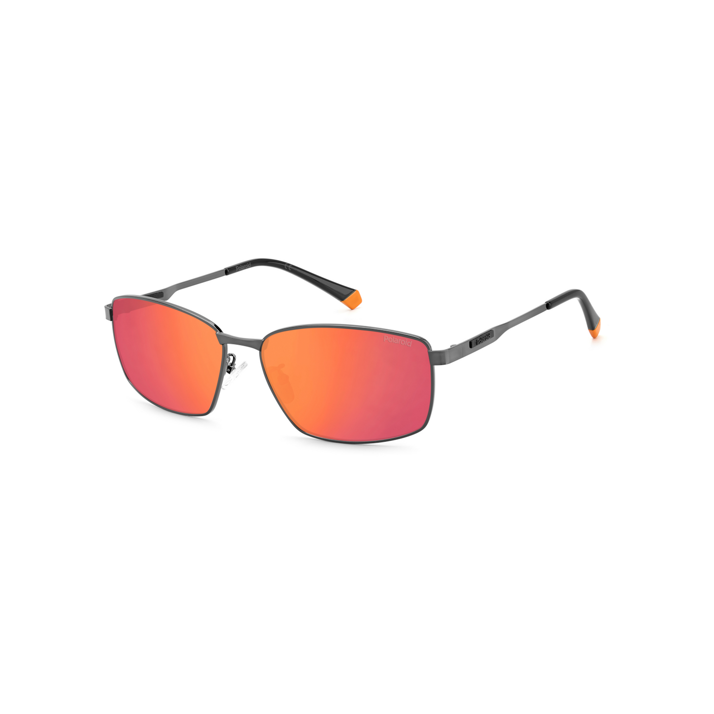 Polaroid PLD 2137/G/S/X Red Grey Men's Polarized Sunglasses