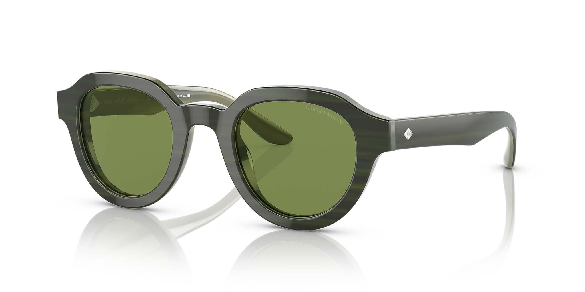 Bilayer Marble Green
