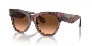 Bordeaux Havana/Havana Grey - Pink Gradient Brown