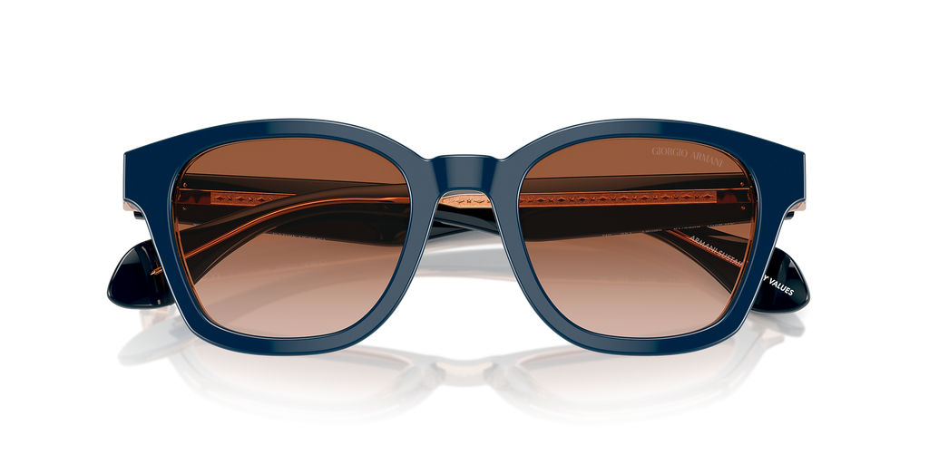 Top Blue/Transparent Brown
