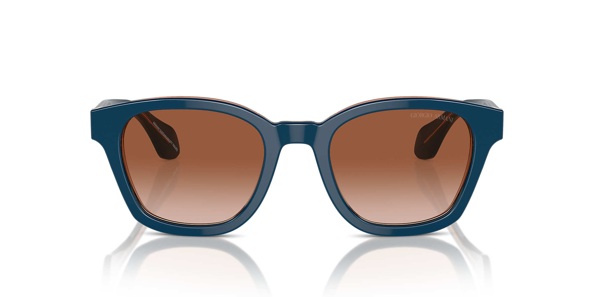 Top Blue/Transparent Brown