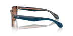 Top Blue/Transparent Brown