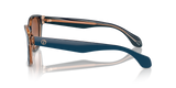 Top Blue/Transparent Brown