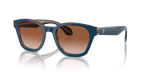 Top Blue/Transparent Brown