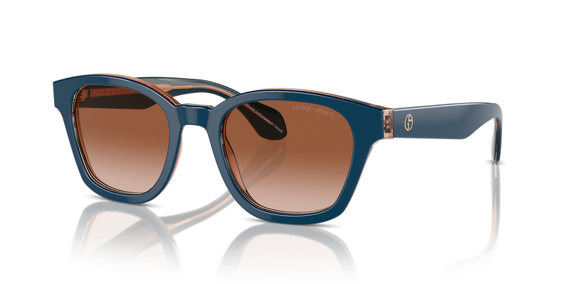 Top Blue/Transparent Brown