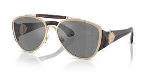 Light Gold - Dark Grey Tampo Silver