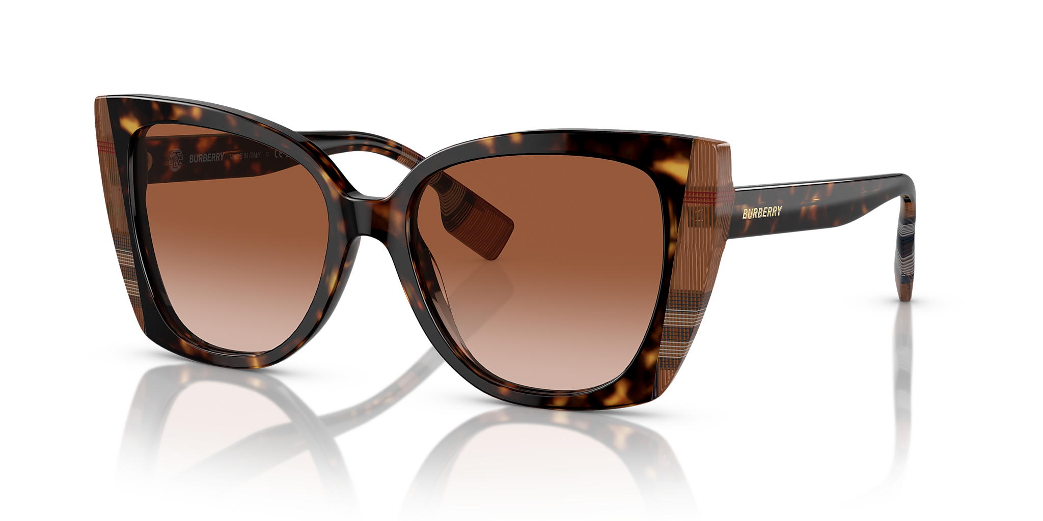 Dark Havana/Check Brown