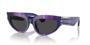 Check Violet - Dark Grey