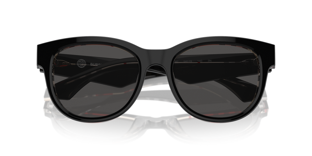 Top Black On Vintage Check