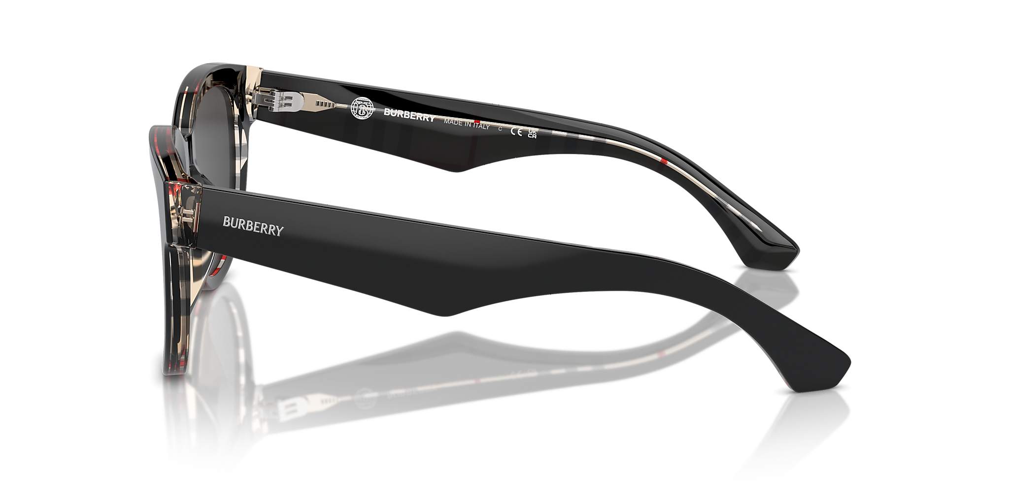 Top Black On Vintage Check