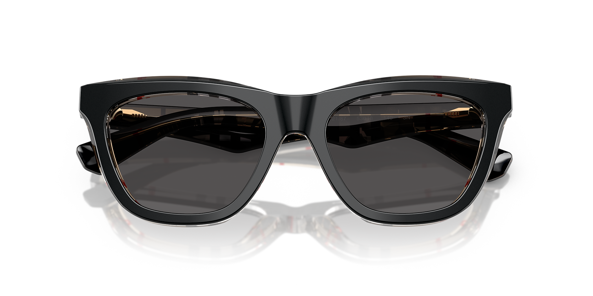 Top Black On Vintage Check