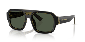 Black On Yellow Havana - Dark Green Polar