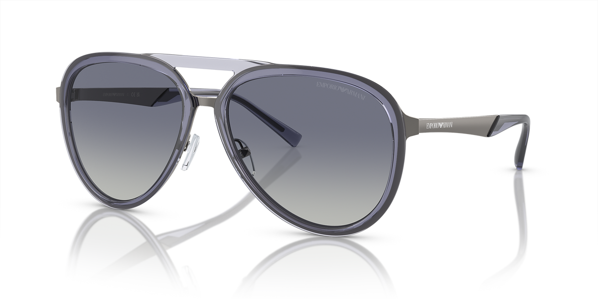 Shiny Transparent Dark Blue