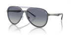 Shiny Transparent Dark Blue