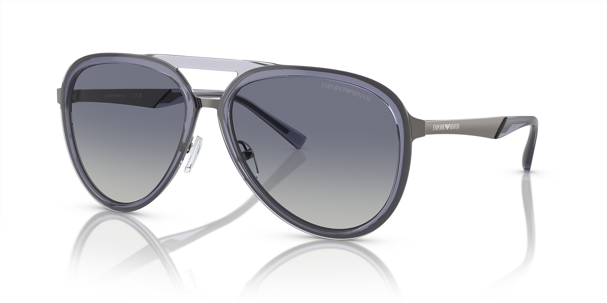 Shiny Transparent Dark Blue