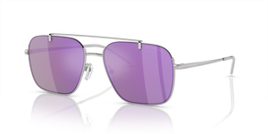Shiny Silver - Grey Mirror Violet