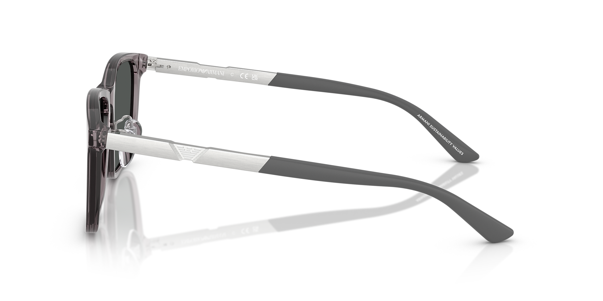 Shiny Transparent Grey