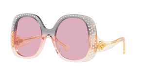 Transparent Grey  - Pink