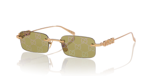 Gold  - Green Mirror