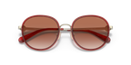 Transparent Glitter Red